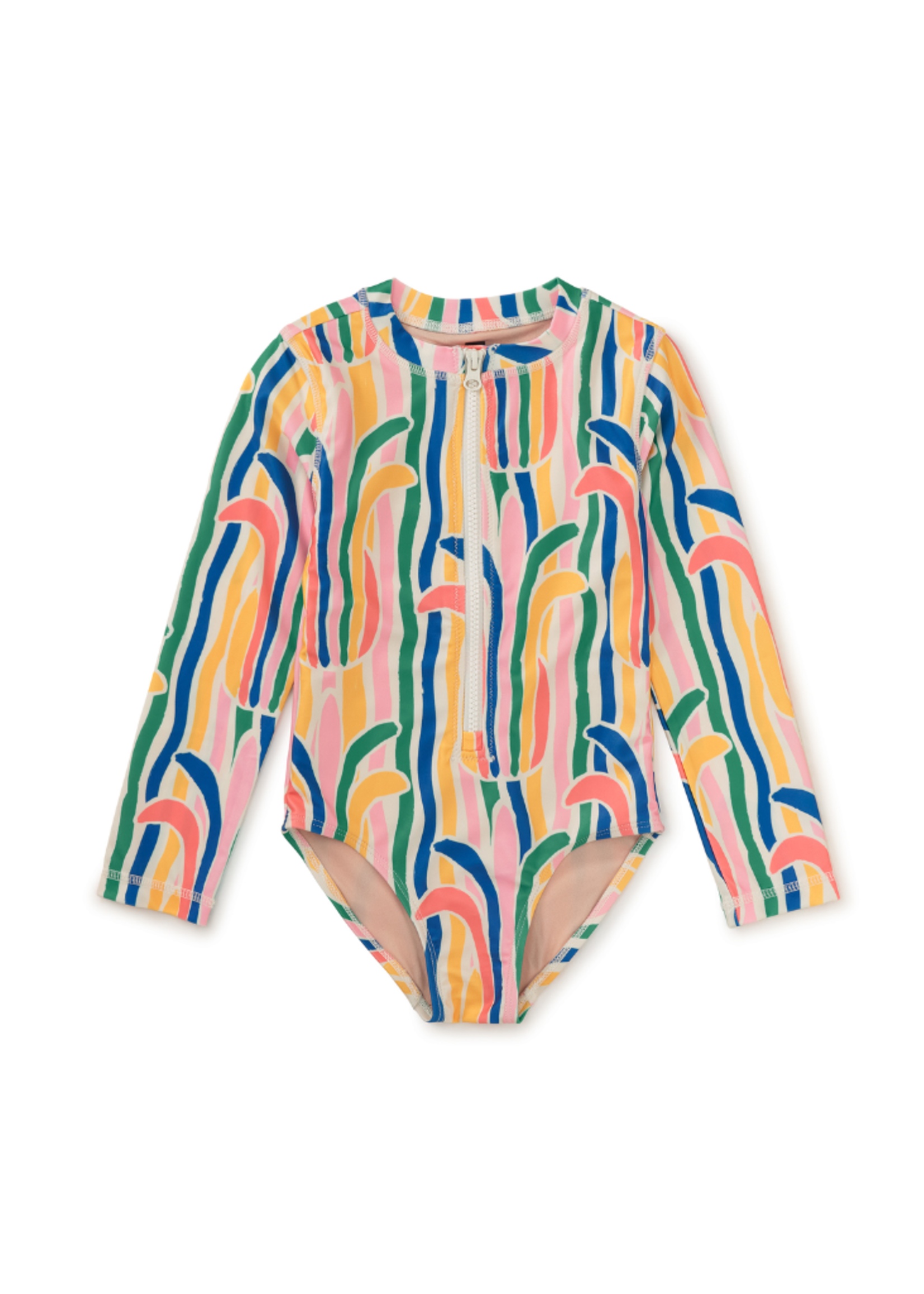 Tea Collection Long Sleeve One-Piece Swimsuit
