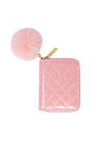 Zomi Gems Sparkle Quilted Wallet - Pink Lemonade