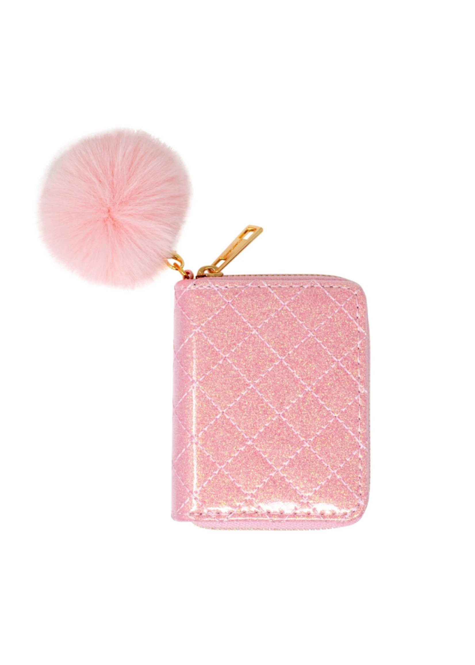 Zomi Gems Sparkle Quilted Wallet - Pink Lemonade