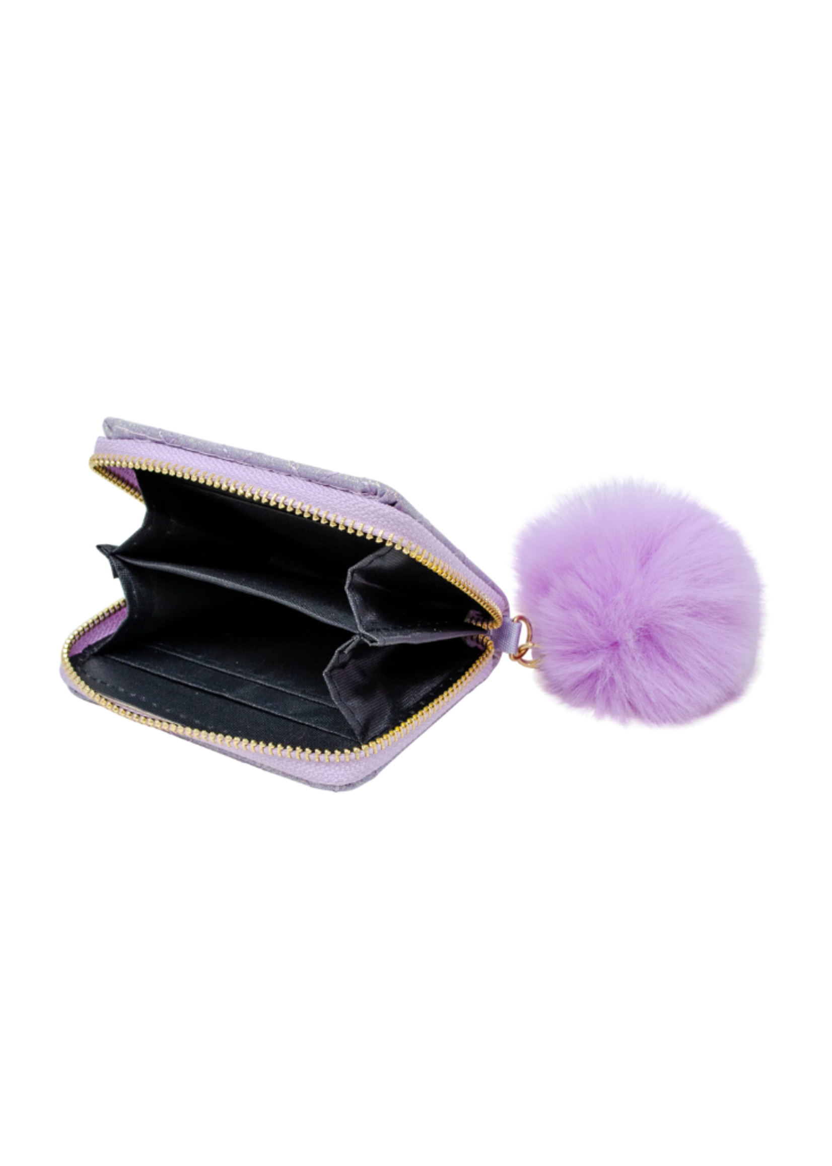 Zomi Gems Sparkle Quilted Wallet - Baby Purple