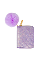 Zomi Gems Sparkle Quilted Wallet - Baby Purple