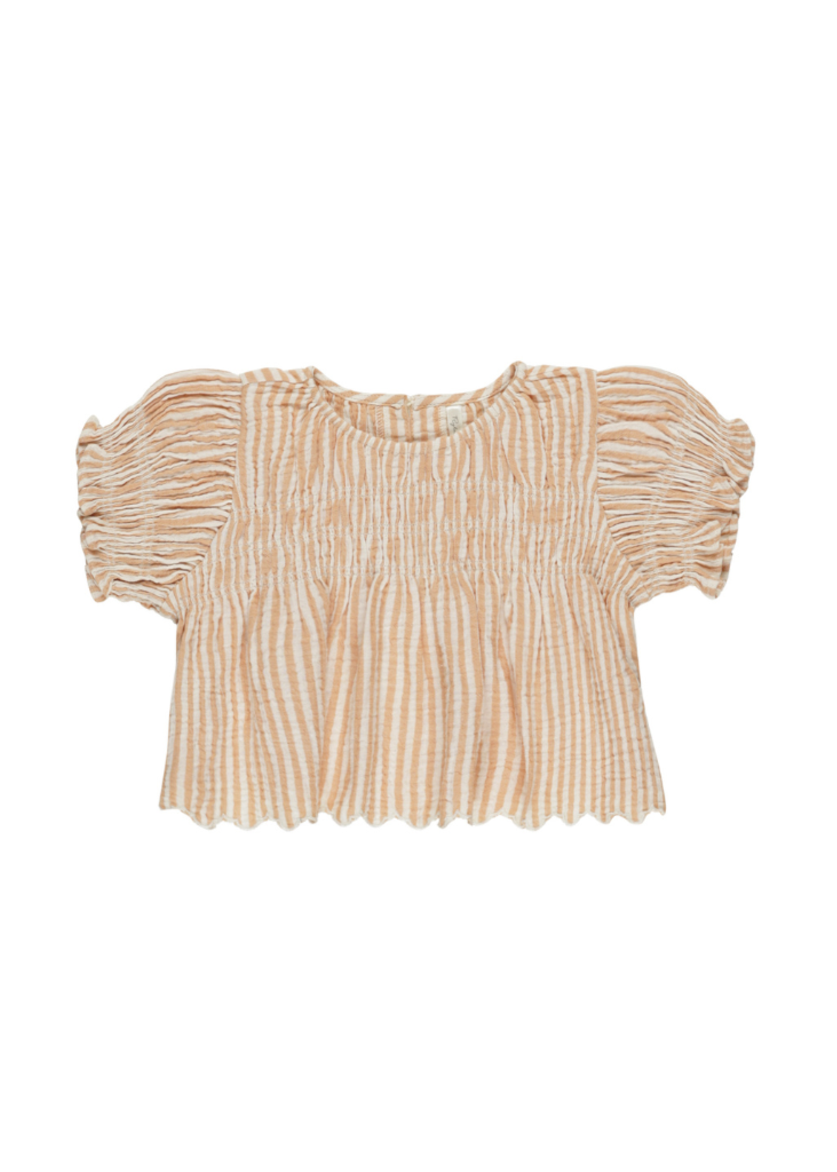 Rylee + Cru Colette Top - Grapefruit Stripe