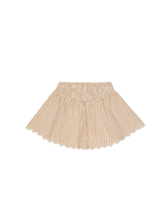 Rylee + Cru Smocked V Mini Skirt - Grapefruit Stripe
