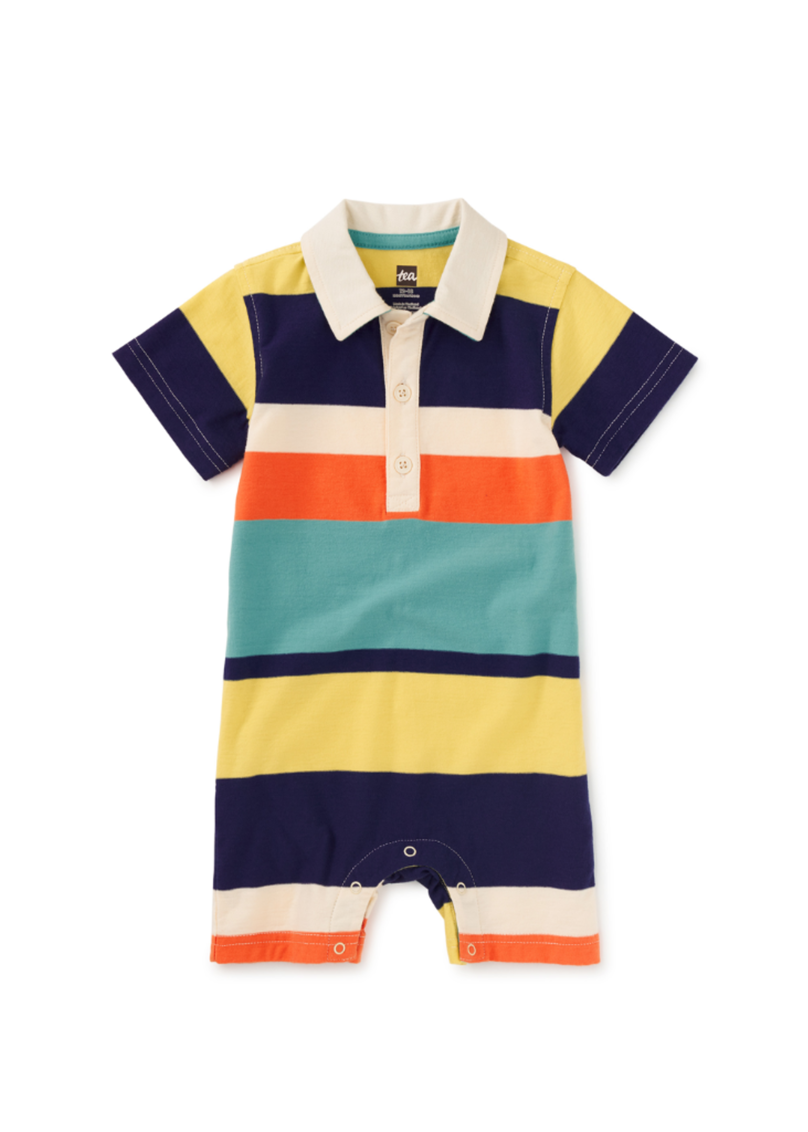 Tea Collection Polo Baby Romper
