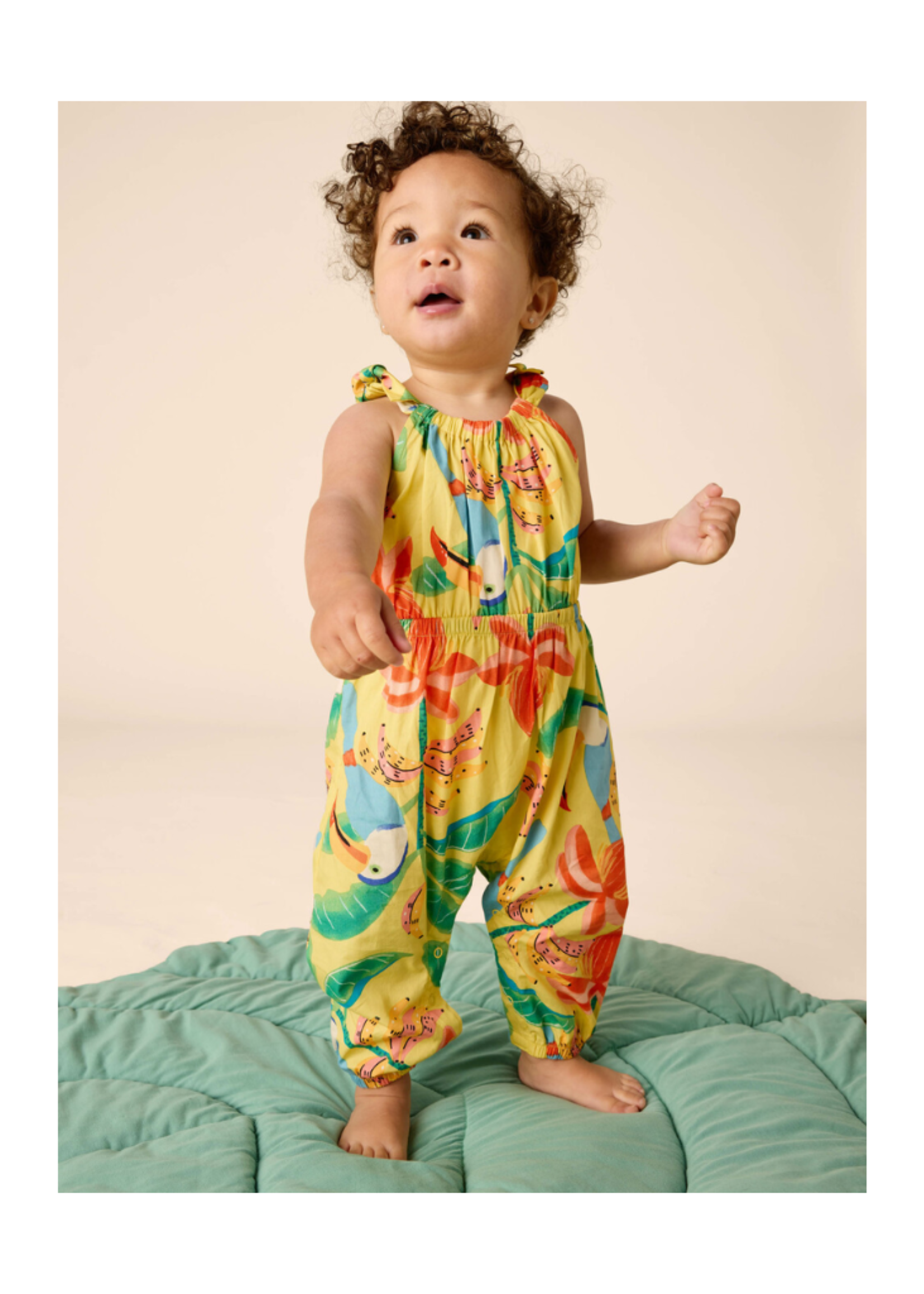 Tea Collection Tie Shoulder Baby Romper