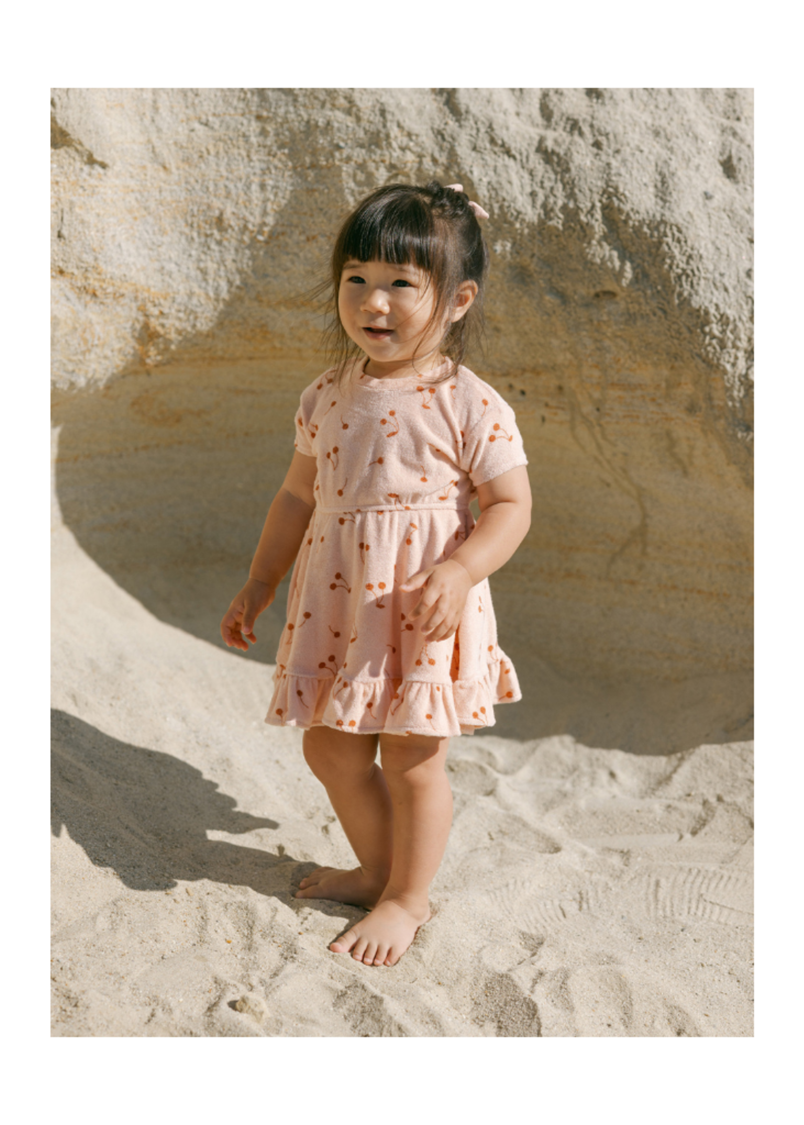 Quincy Mae Terry Dress - Cherries