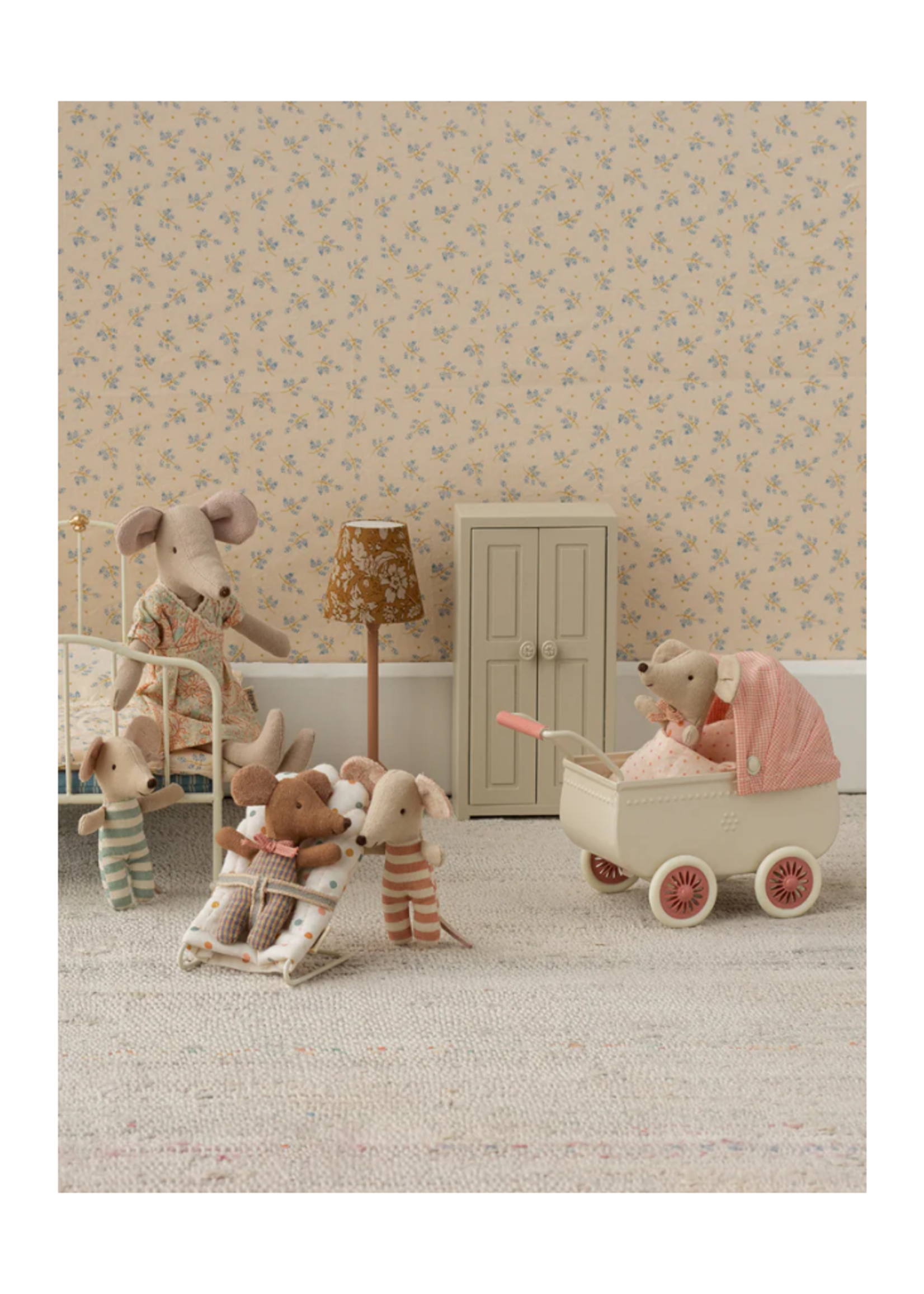 Maileg Pram, Micro - Coral