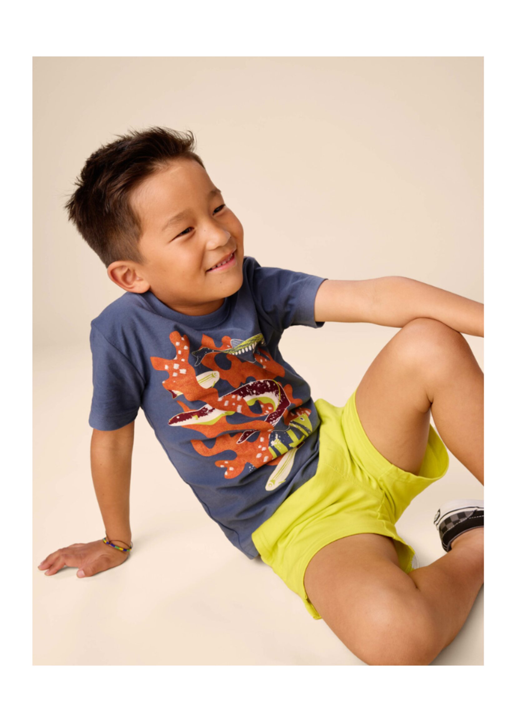 Tea Collection Coral Reef Friends Tee