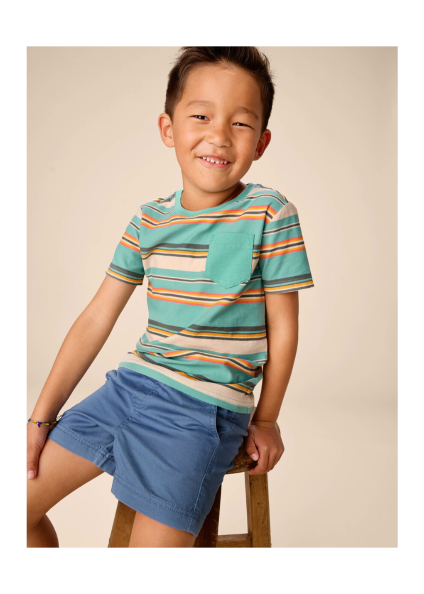 Tea Collection Stripe Pocket Tee