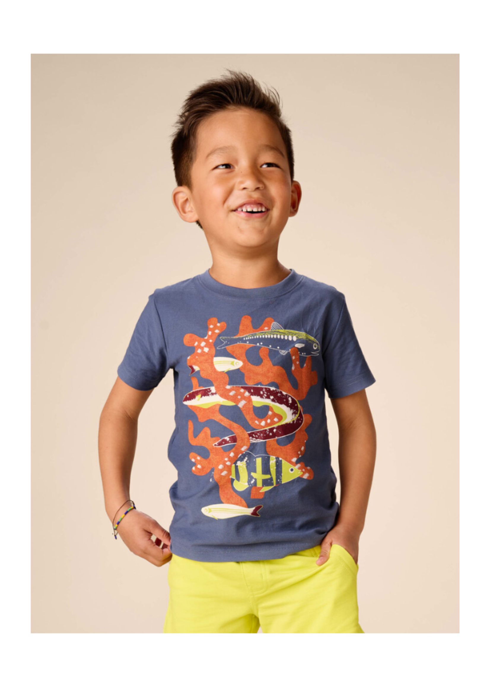 Tea Collection Coral Reef Friends Tee