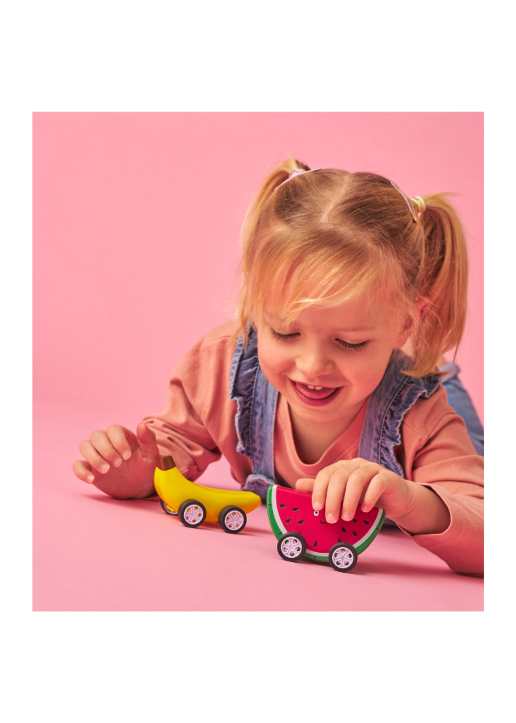 Kidoki Fruit-Fun Pullback Cars - Avocado