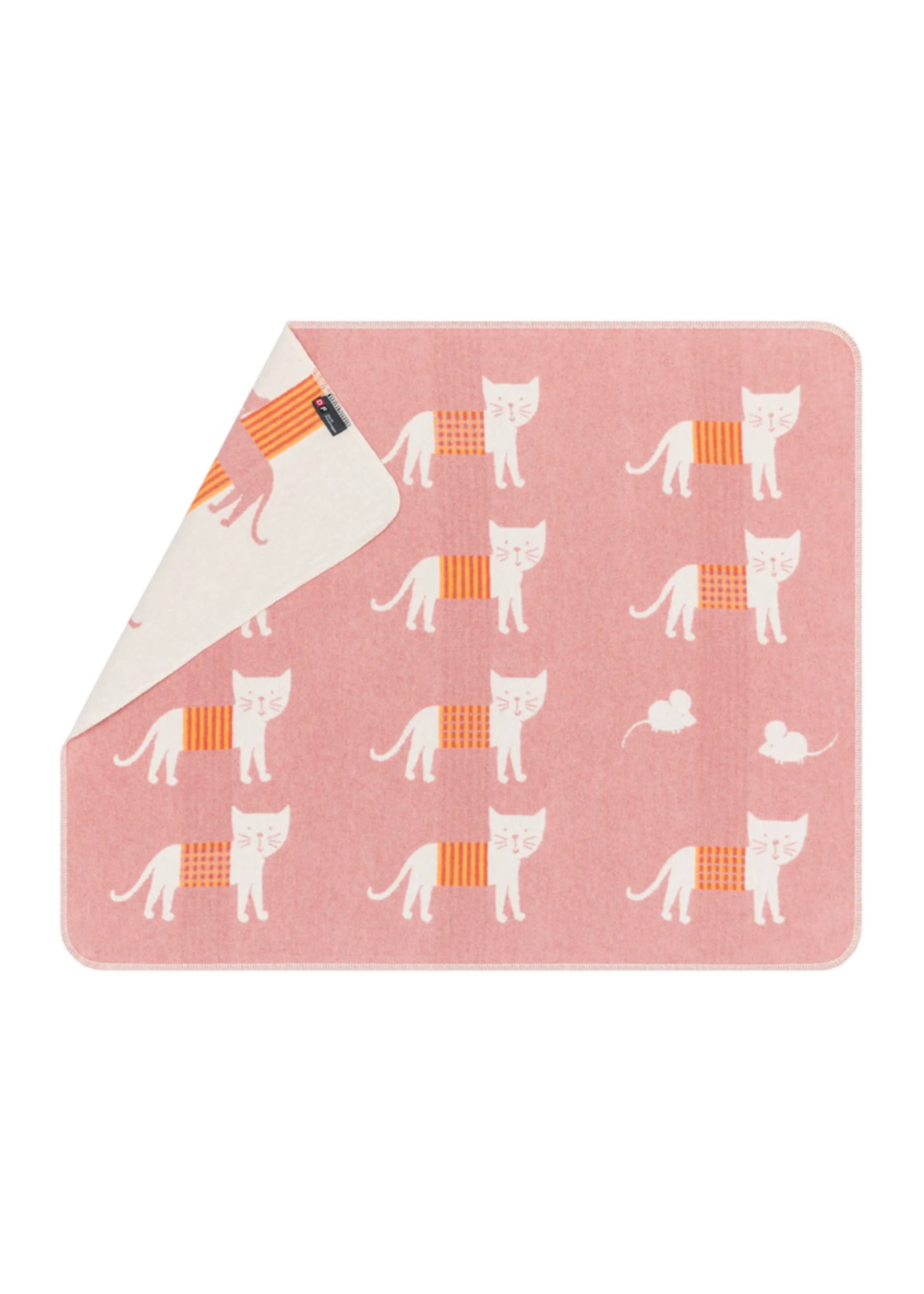 David Fussenegger Juwel Baby Blanket - Rogue Cats Allover