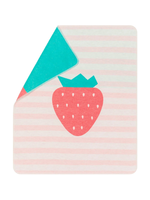 David Fussenegger Juwel Baby Blanket - Rose Strawberry