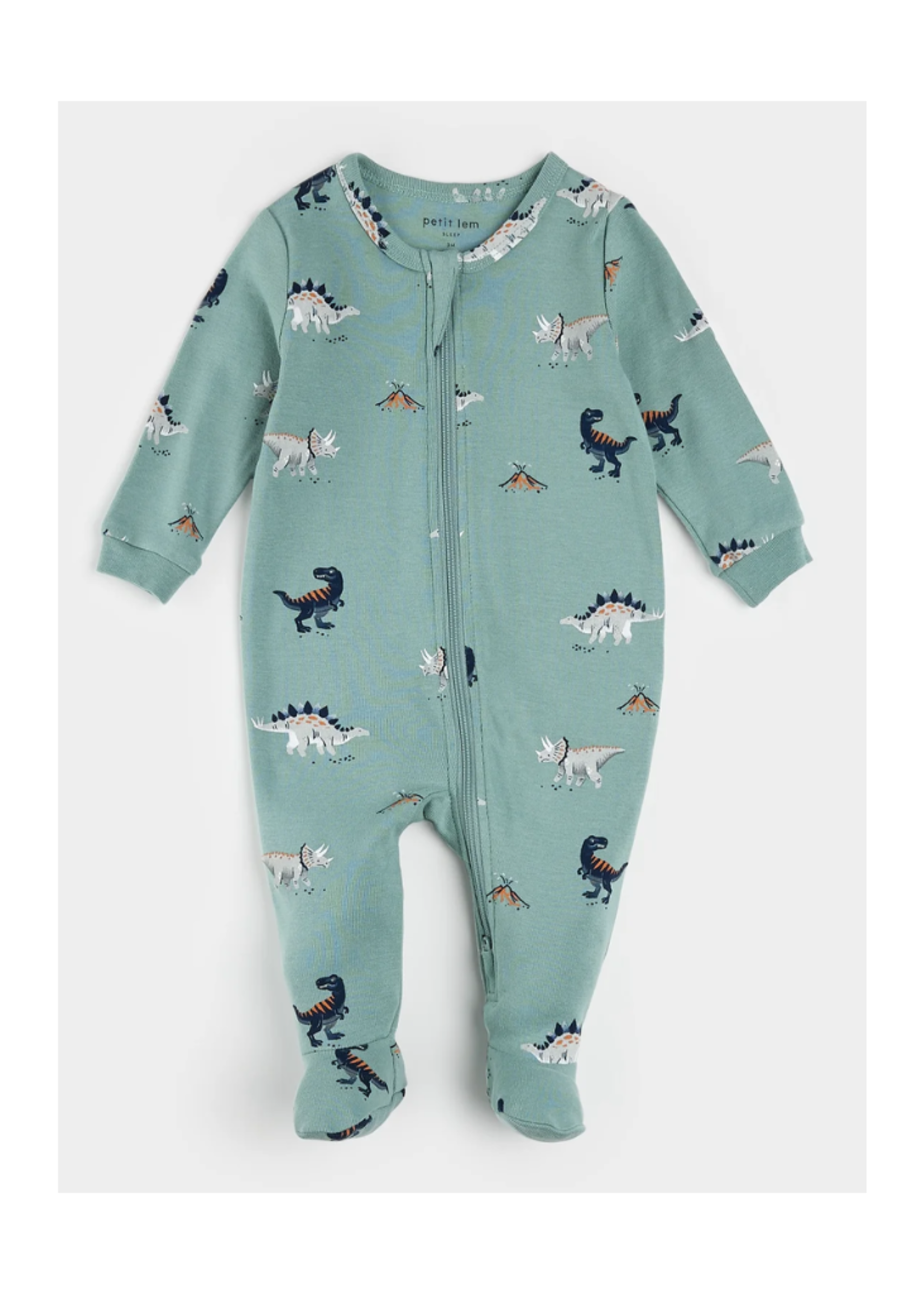 Petit Lem Dinosaur Footed Sleeper