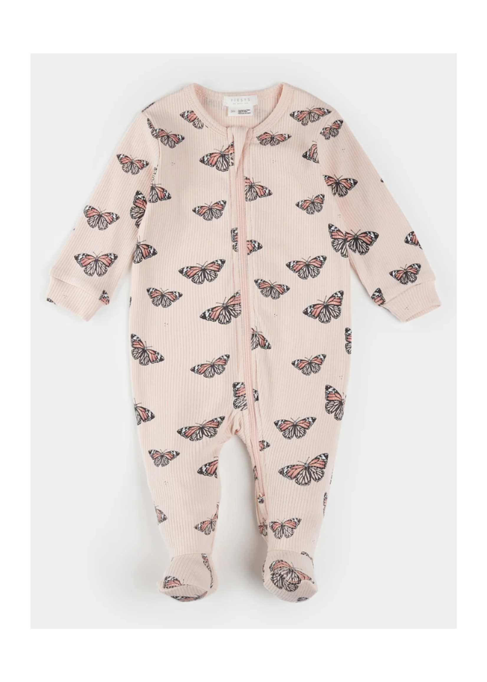 Petit Lem Monarch Ribbed Footed Sleeper