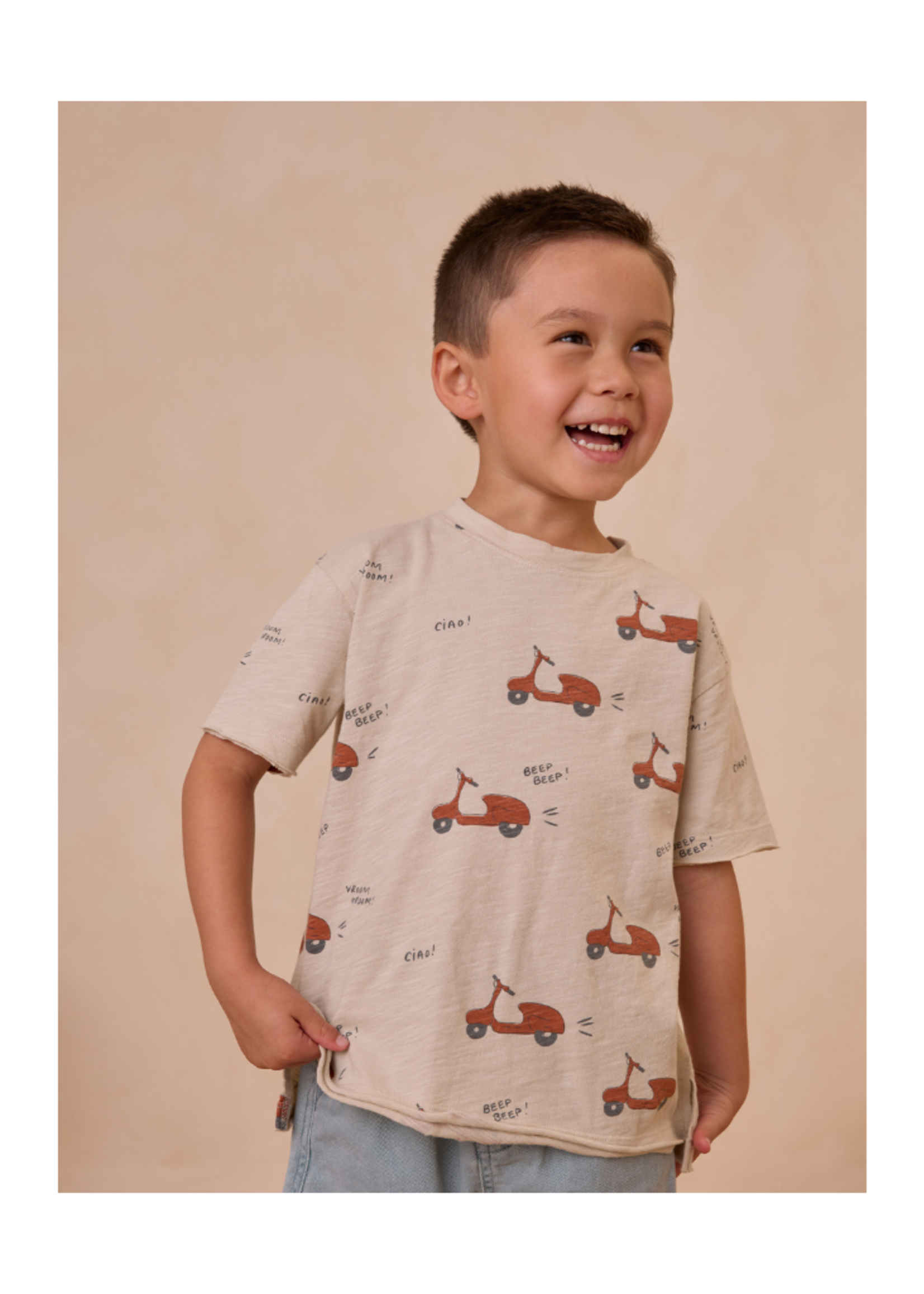 Rylee + Cru Raw Edge Tee - Moped