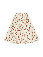 Rylee + Cru Tiered Midi Skirt - Tomatoes