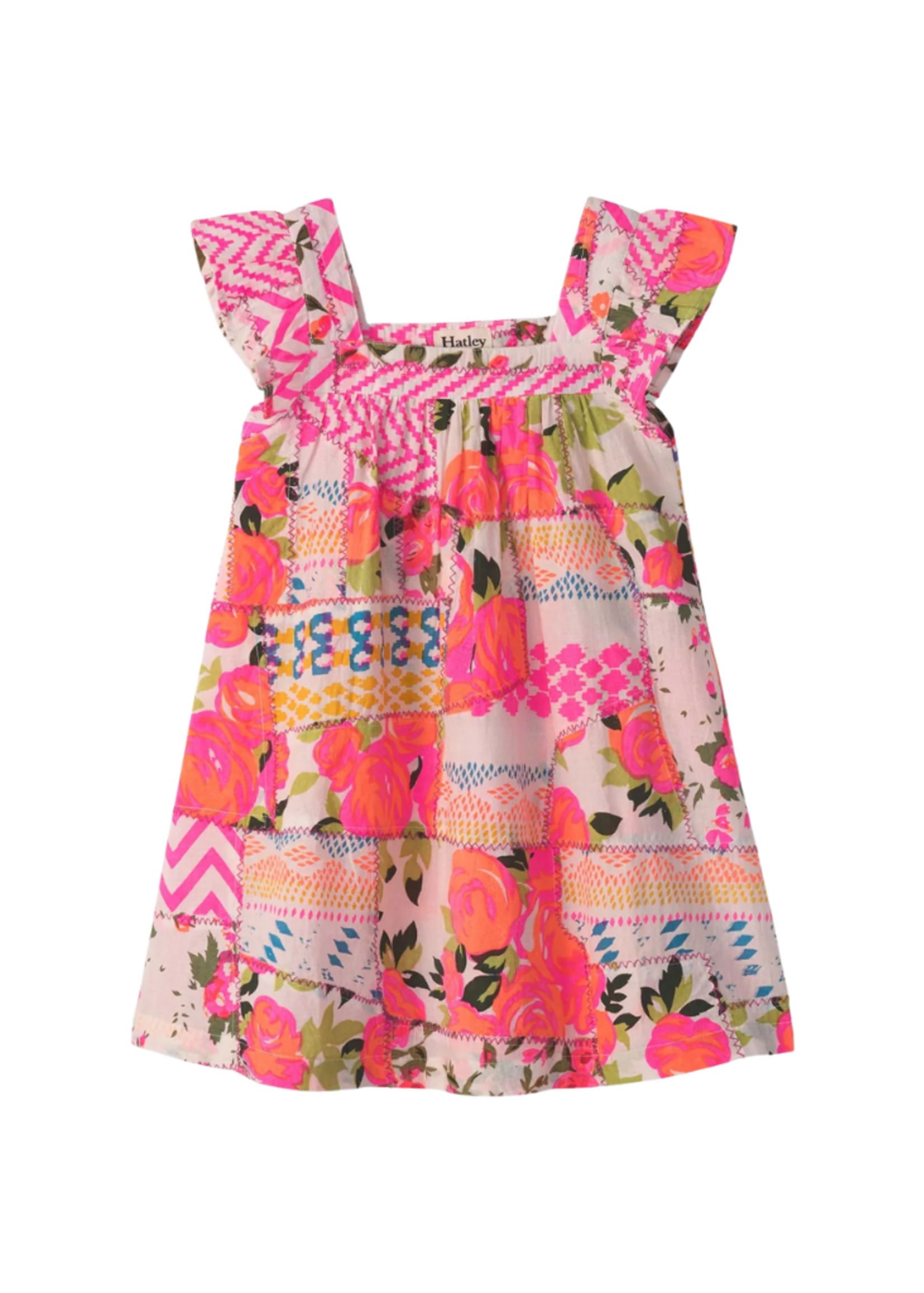 Hatley Floral Patchwork Dress