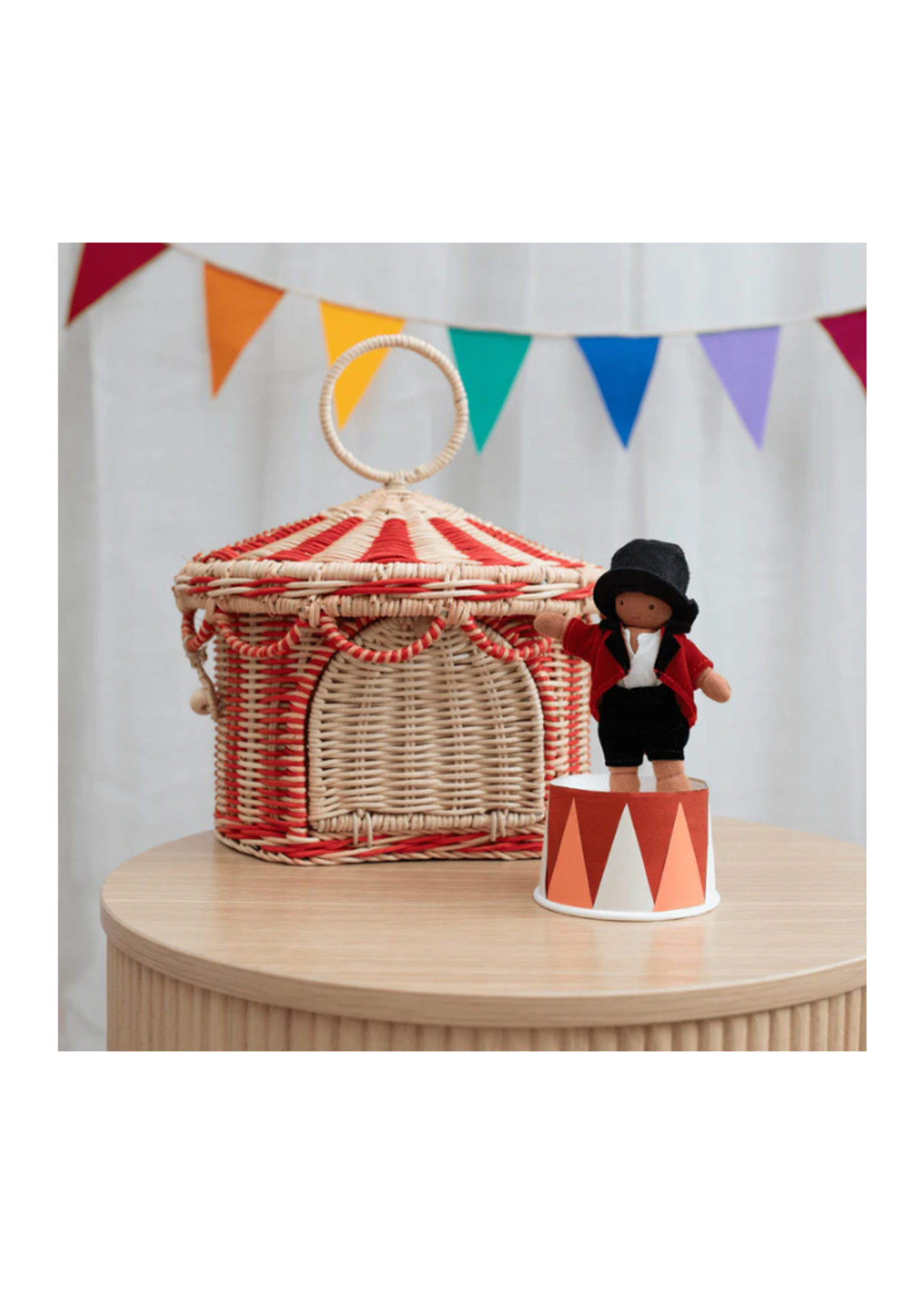 Olli Ella Circus Tent Toy Basket