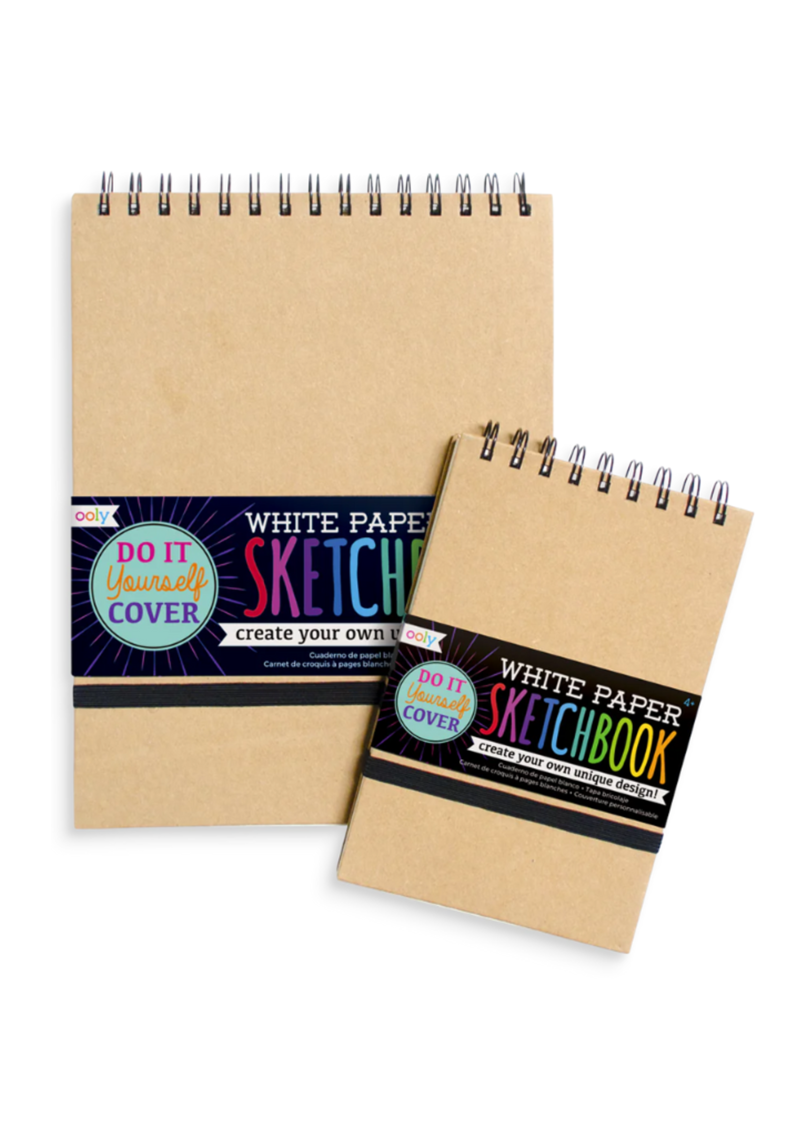 OOLY D.I.Y Cover Sketchbook - White