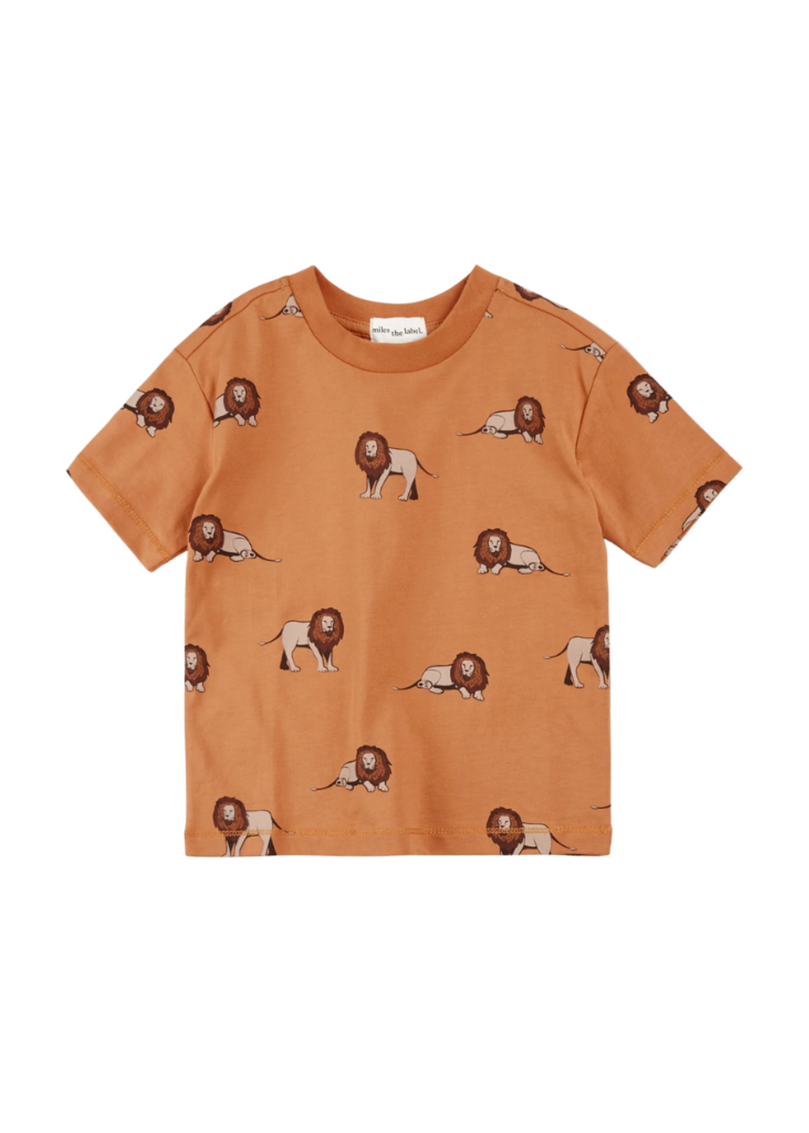 Miles The Label Lion Print T-Shirt