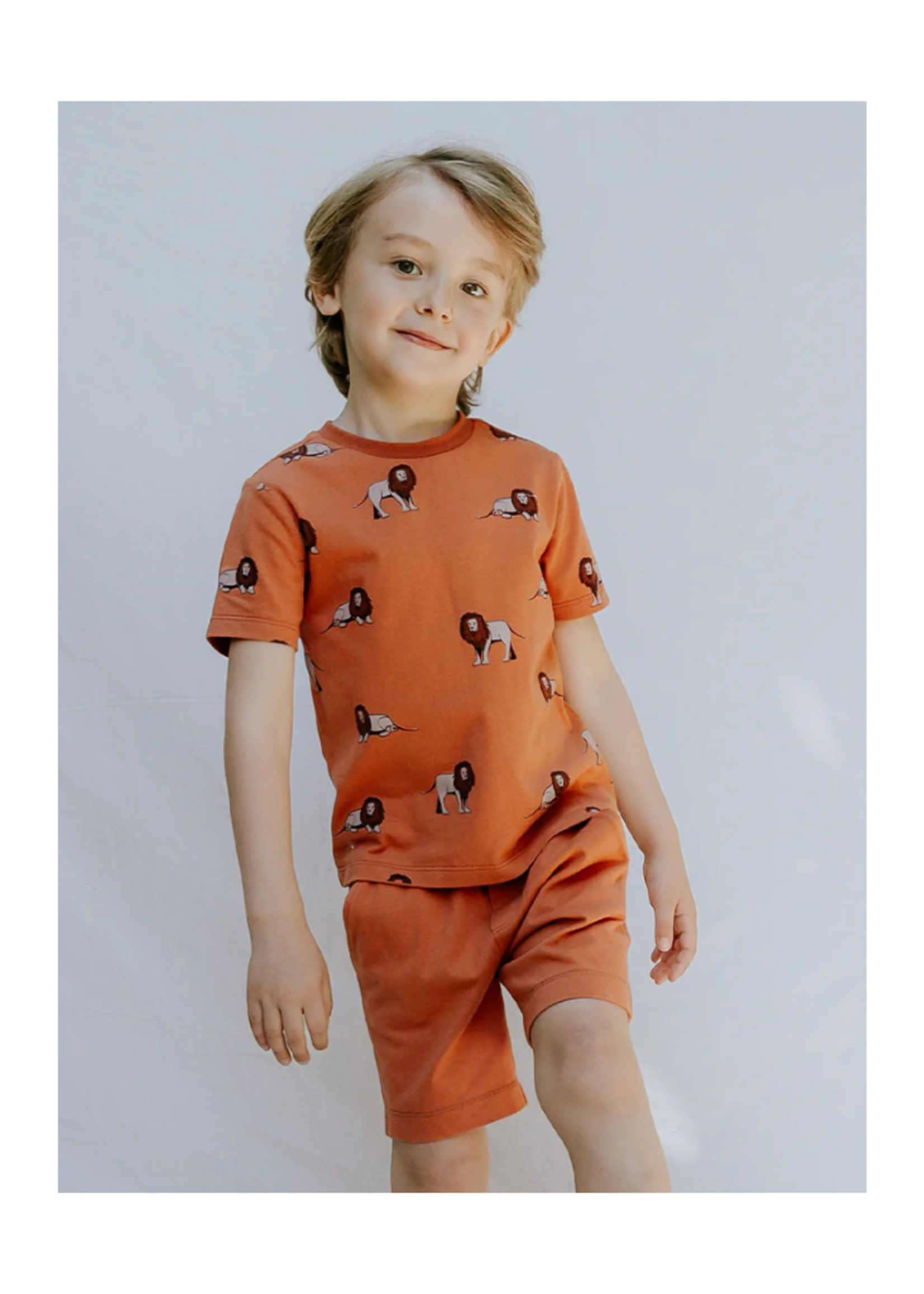 Miles The Label Lion Print T-Shirt