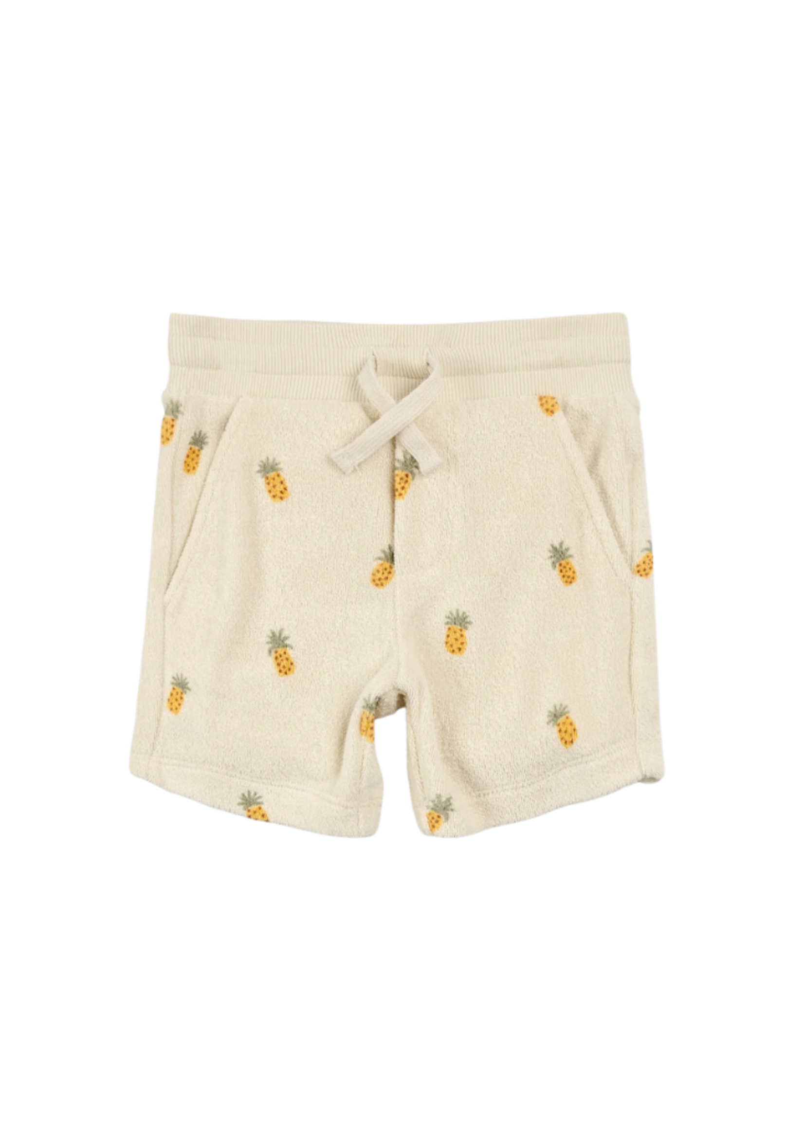 Miles The Label Pineapple Tery Cloth Short