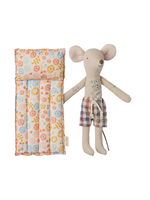 Maileg Beach Mouse with Air Mattress, Dad - Flower