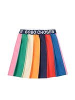 Bobo Choses Bobo Color Block Pleated Skirt
