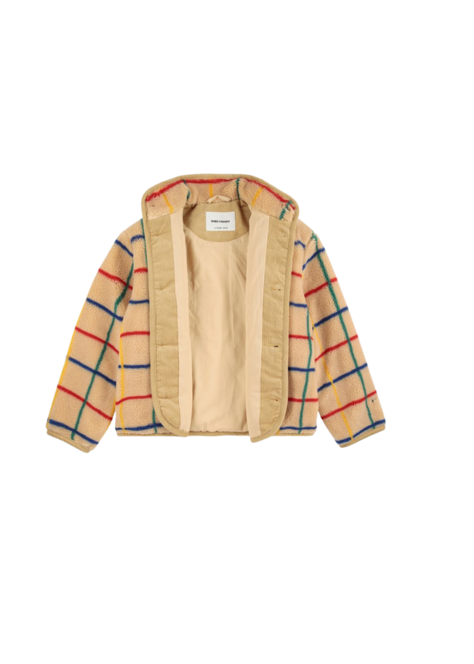 Bobo Choses Color Stripes Sheepskin Jacket