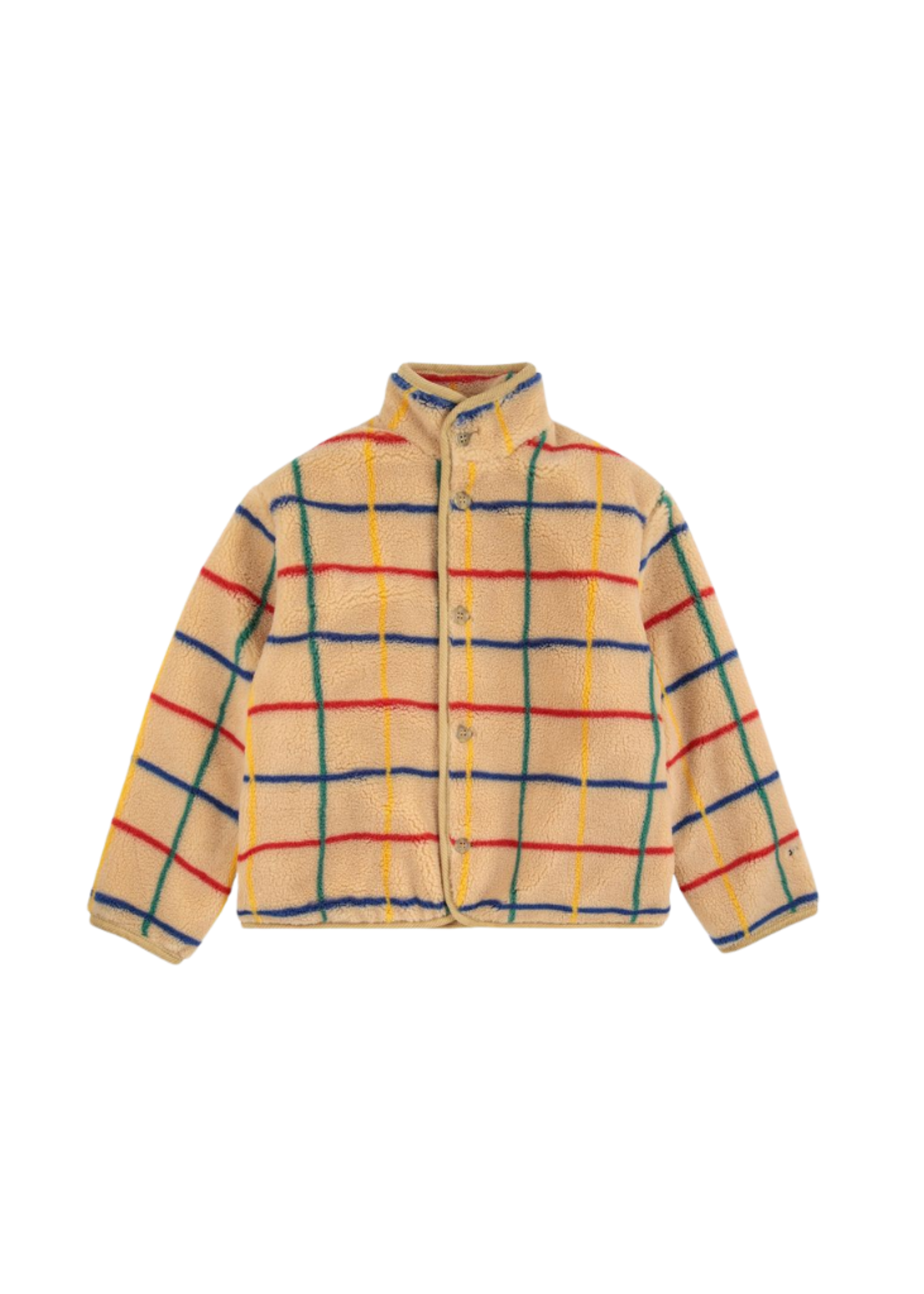 Bobo Choses Color Stripes Sheepskin Jacket