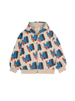 Bobo Choses Doggy Mate All Over Zipped Hoodie