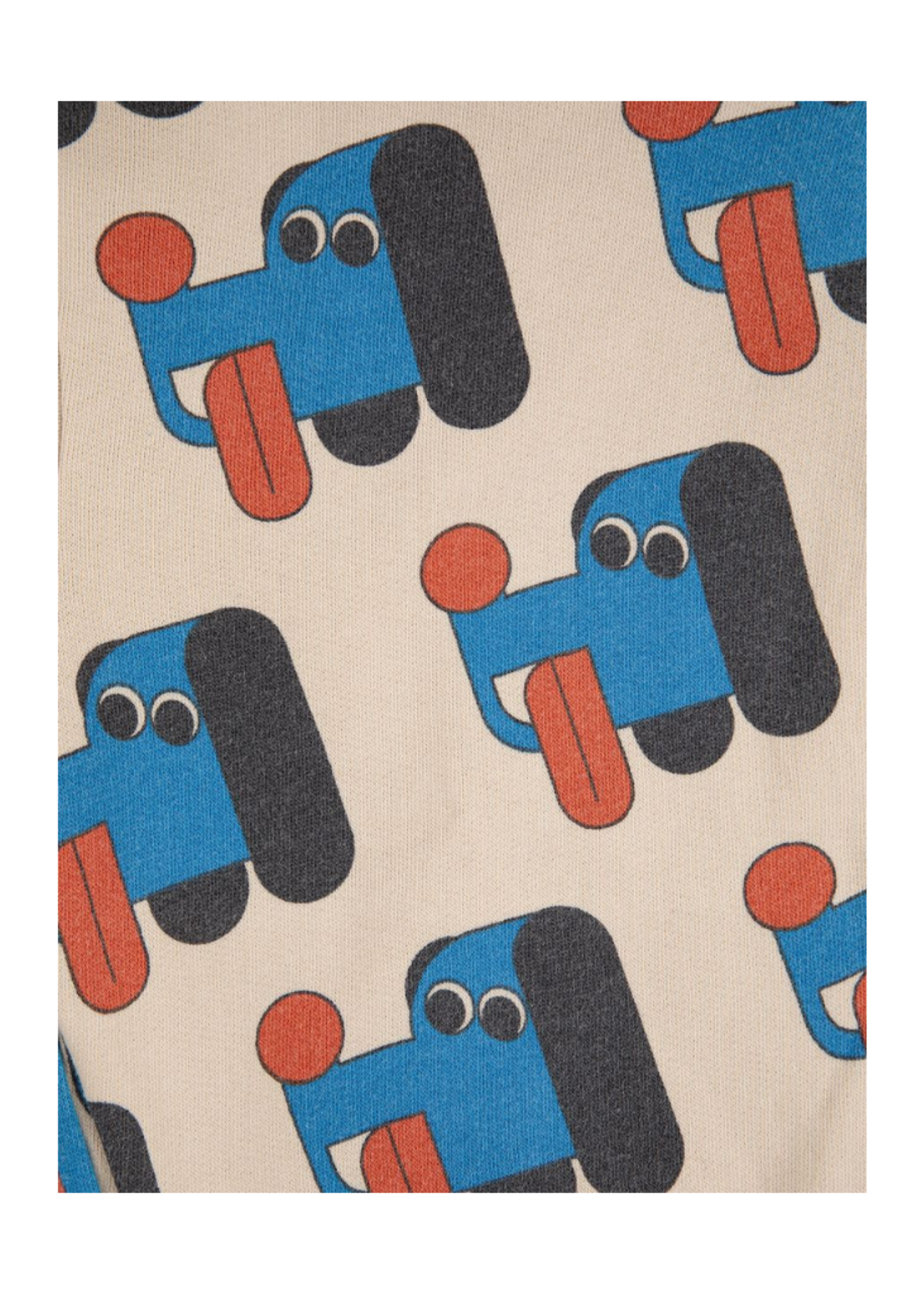 Bobo Choses Doggy Mate All Over Zipped Hoodie