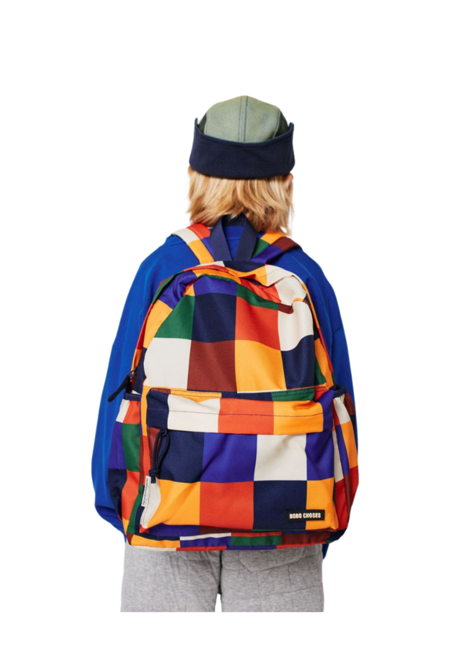 Bobo Choses Multicolor Tiles School Bag