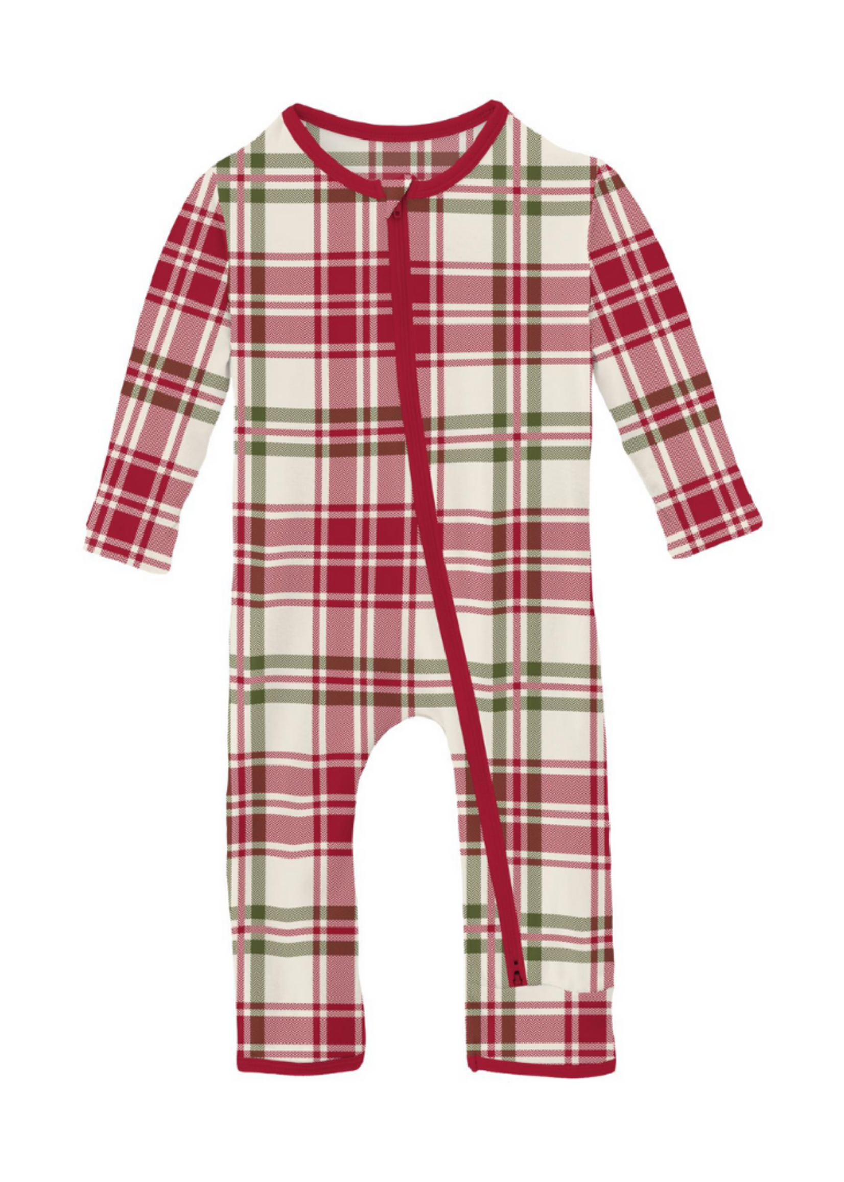 Kickee Pants Fireside Plaid Coverall