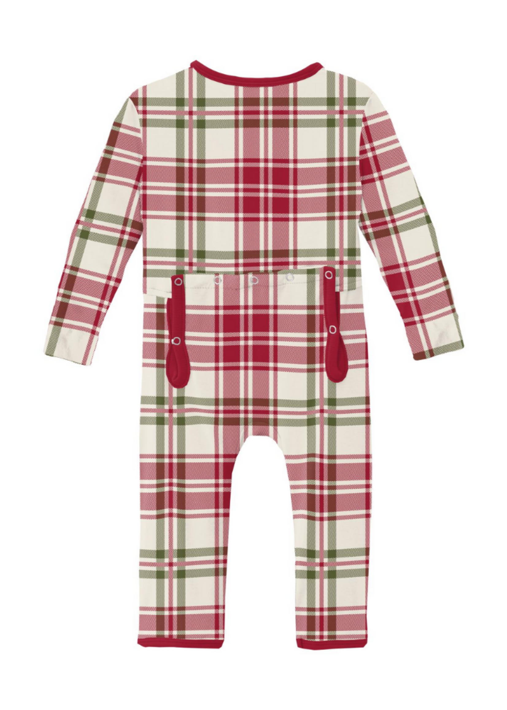 Kickee Pants Fireside Plaid Coverall