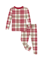 Kickee Pants Fireside Plaid Pajama Set