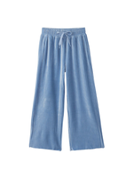 Hatley Cornflower Blue Pleated Velour Pant
