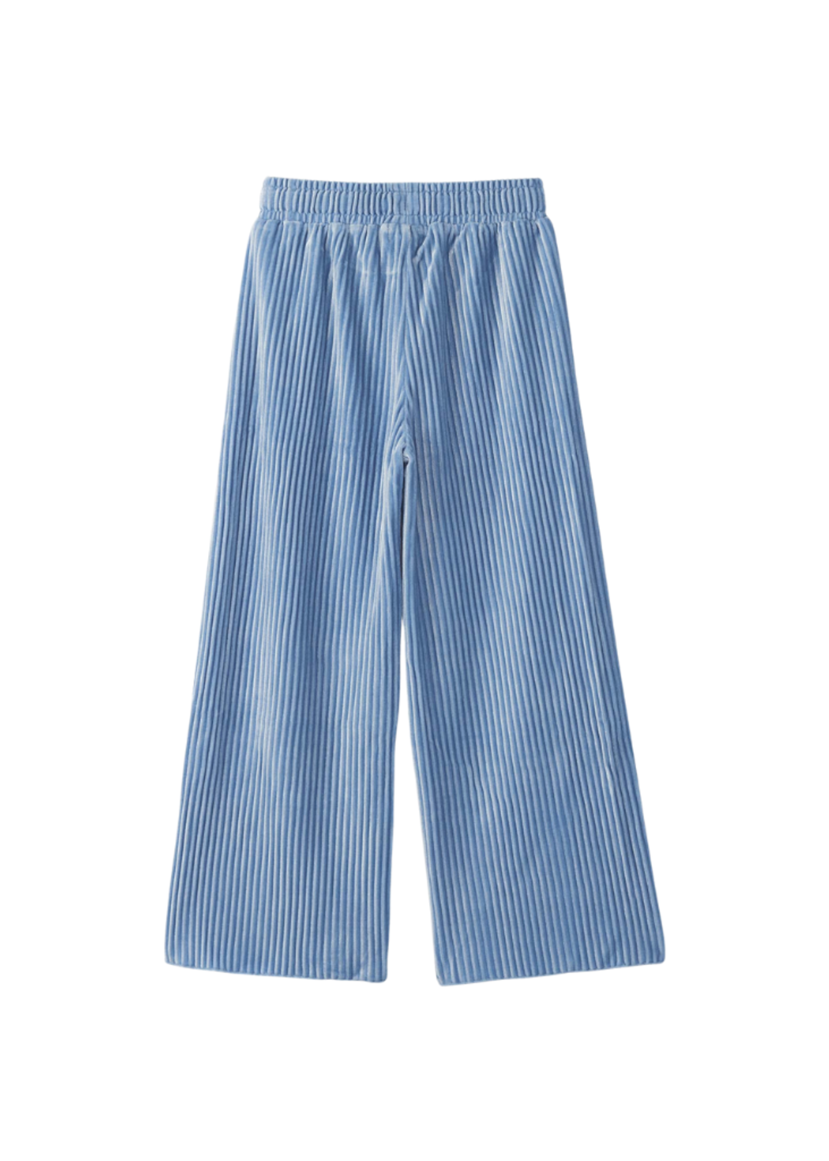 Hatley Cornflower Blue Pleated Velour Pant