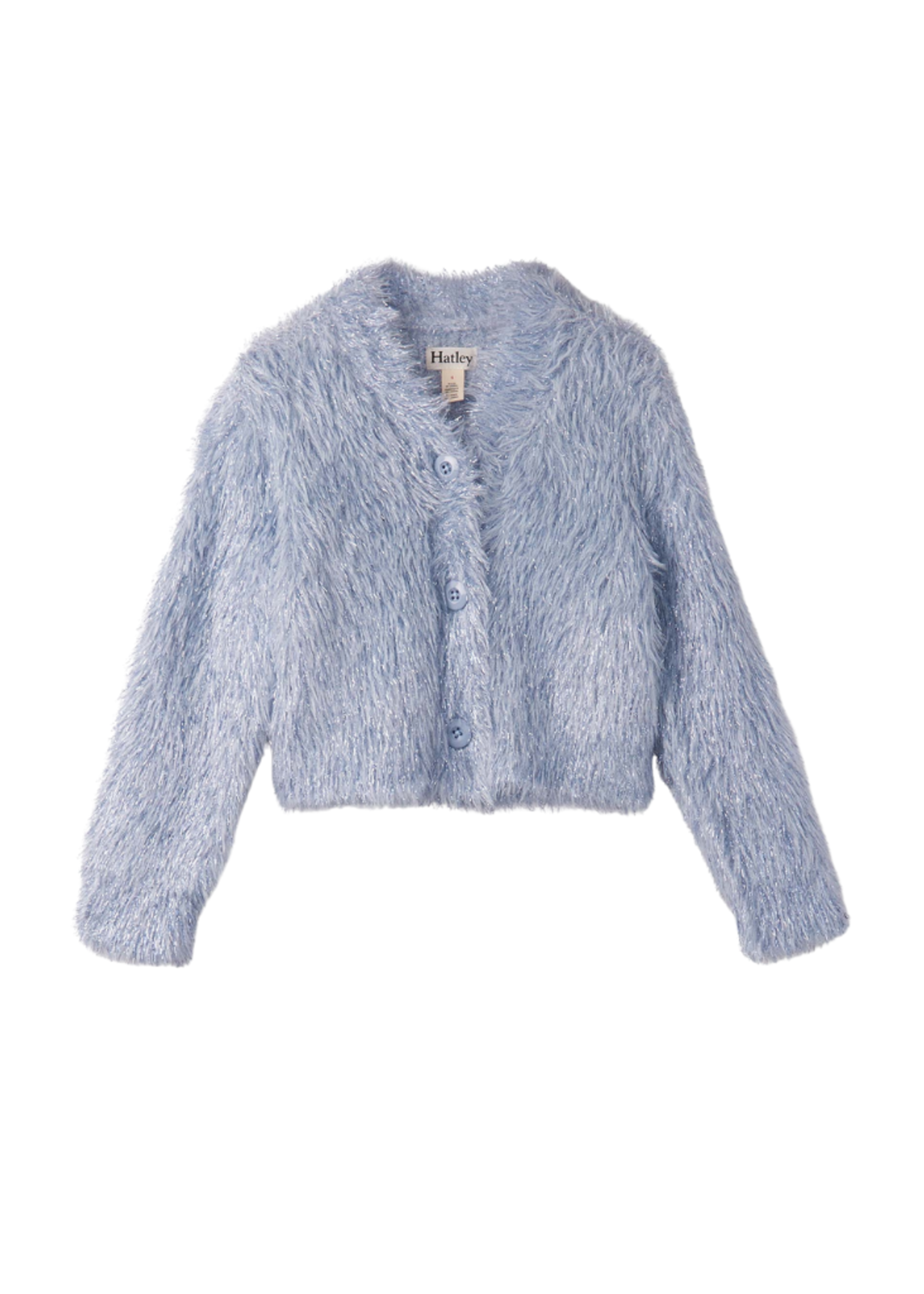 Hatley Glitter Blue Metallic Cardigan