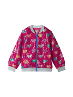 Hatley Pink Heart Sequin Bomber