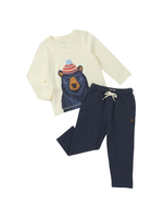 Hatley Bear Graphic Tee and Pant Set