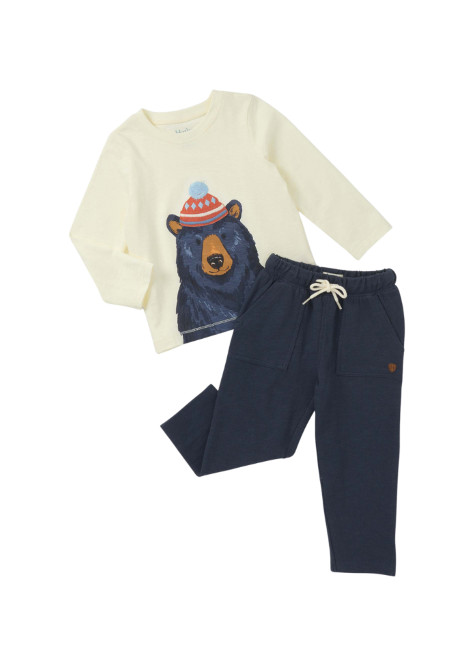 Hatley Bear Graphic Tee and Pant Set