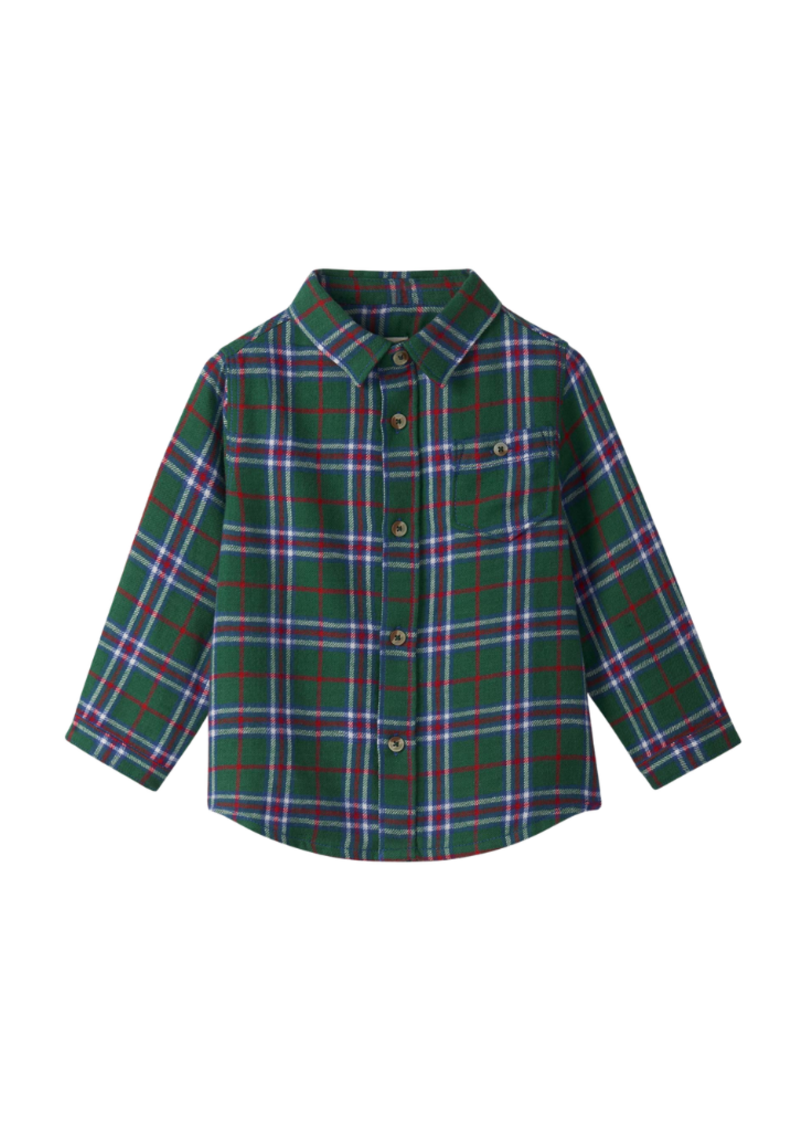Hatley Holiday Plaid Button Down Shirt