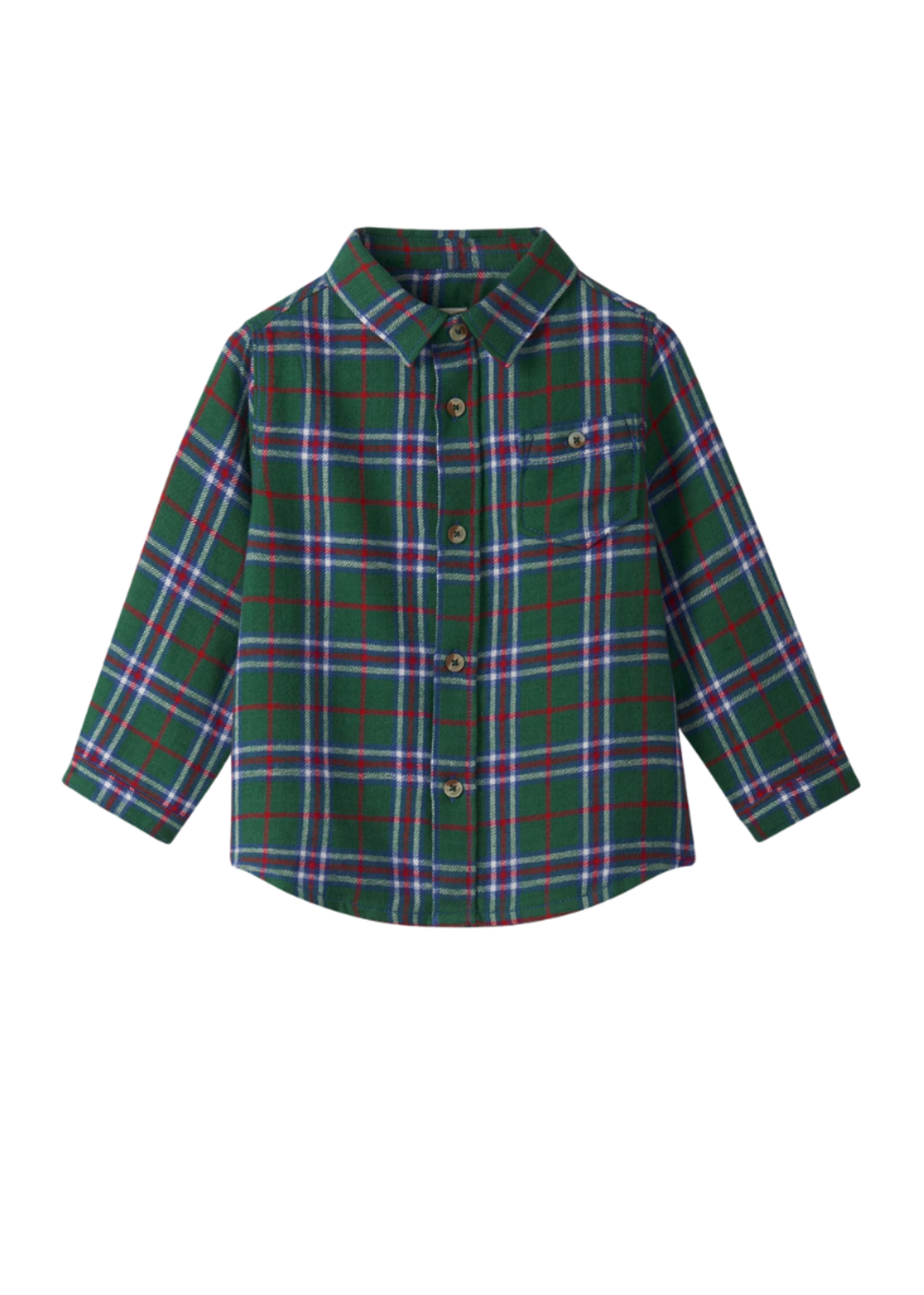 Hatley Holiday Plaid Button Down Shirt