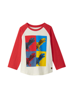 Hatley Dino Cubed Raglan Sleeve Tee