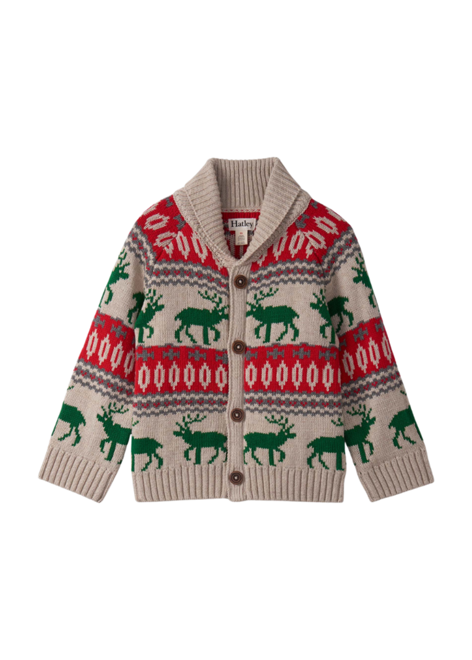 Hatley Winter Elk Shawl Cardigan