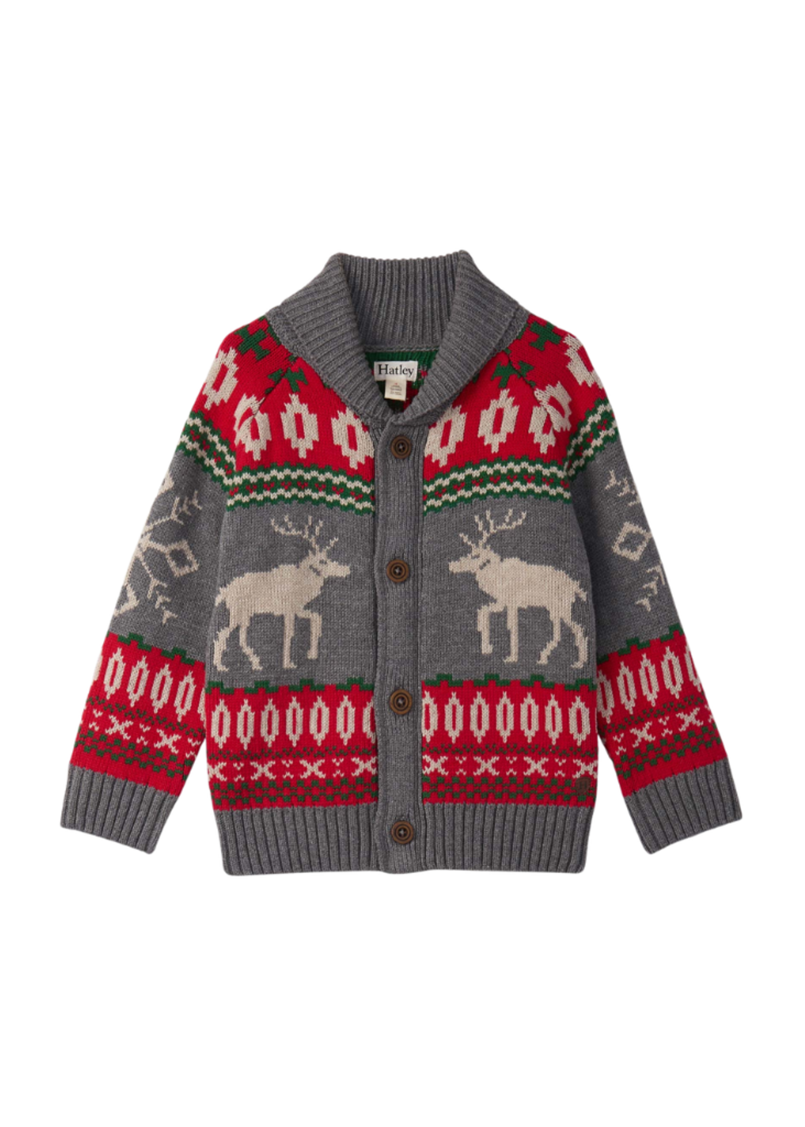 Hatley Winter Elk Shawl Cardigan
