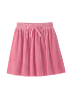 Hatley Sea Pink Pleated Velour Skirt