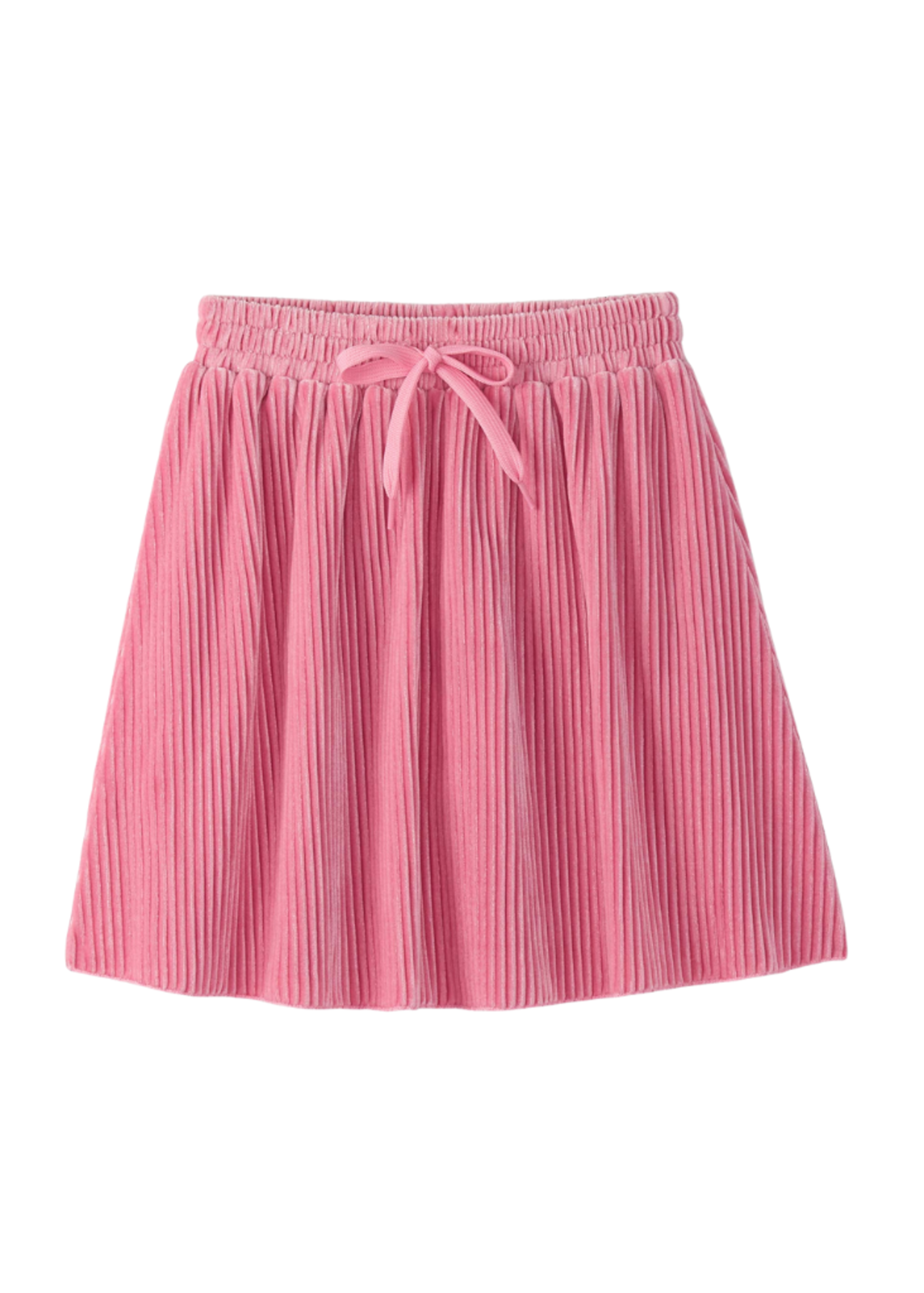 Hatley Sea Pink Pleated Velour Skirt